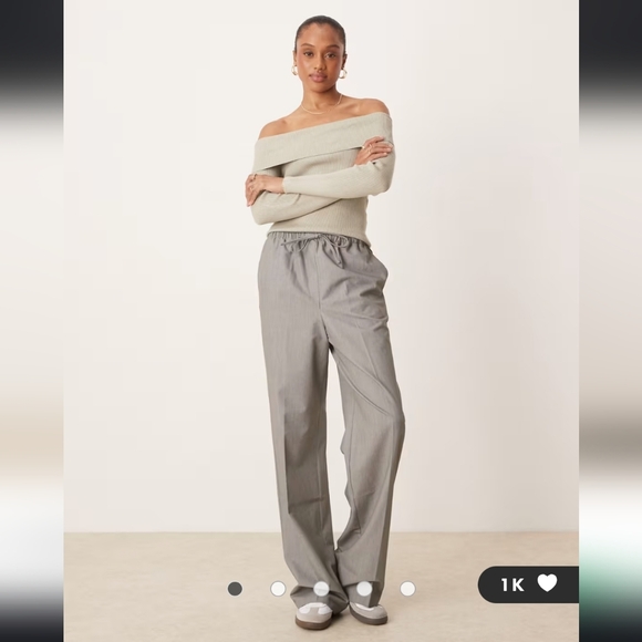 ASOS Pants - ✨SOLD✨NWT ASOS DESIGN Tall Tailored Pull On Pants Color: Grey Size: 14 Tall
